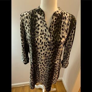 New Directions animal print tunic, size L